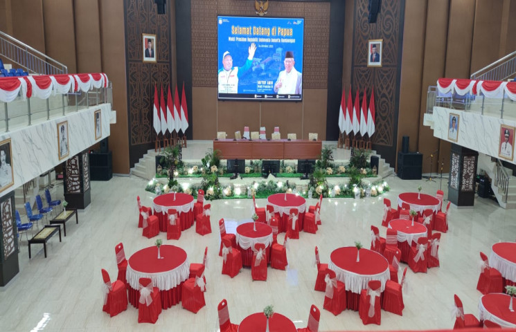 Selamat Datang Wakil Presiden Republik Indonesia Beserta Ibu Wury Ma'ruf Amin di Bumi Cenderawasih